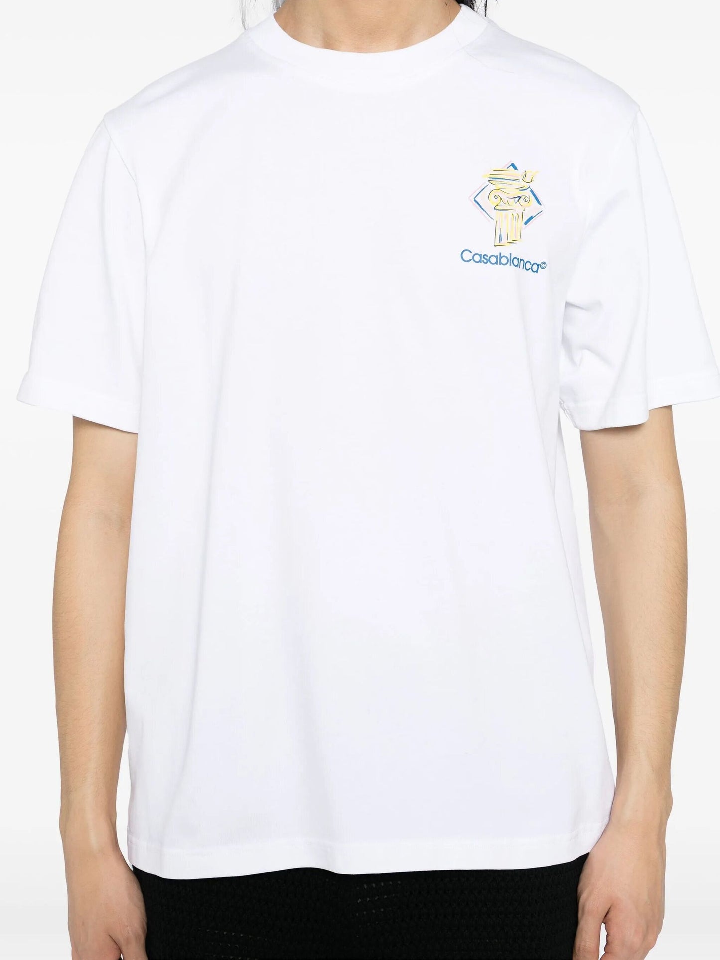 Casablanca T-shirt con stampa Column