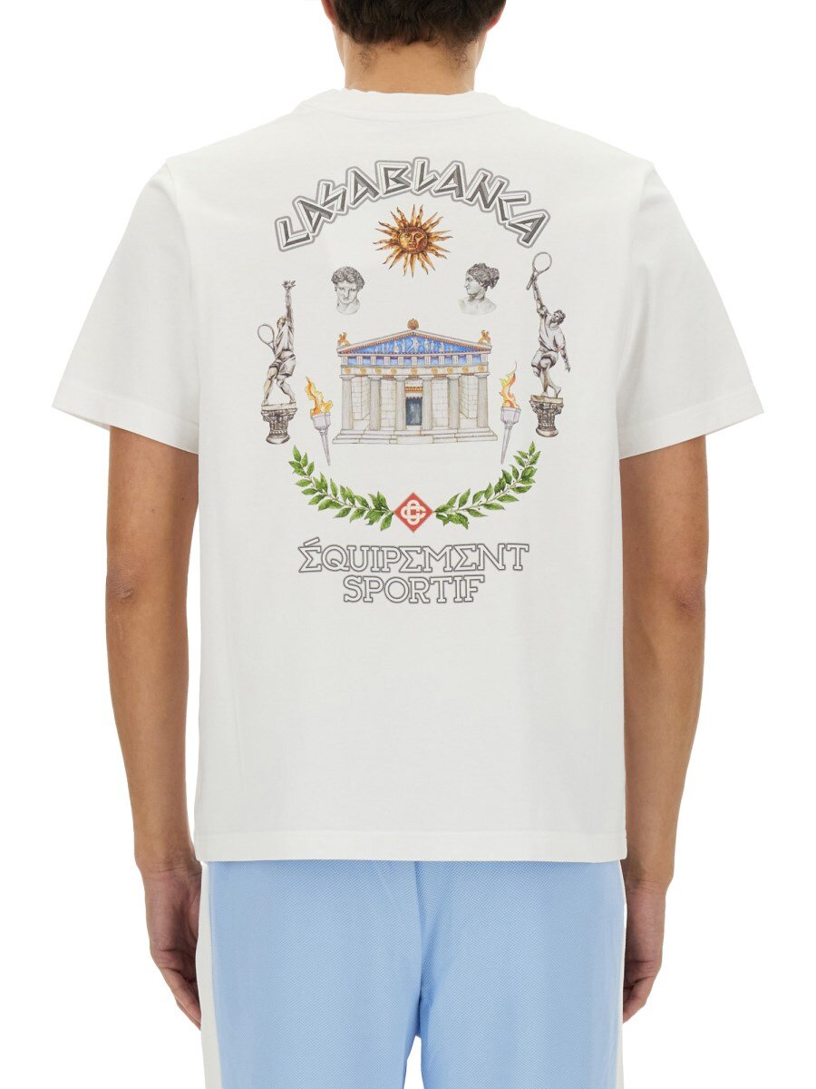 CasablancaLE TEMPLE DU SPORT PRINTED TEE