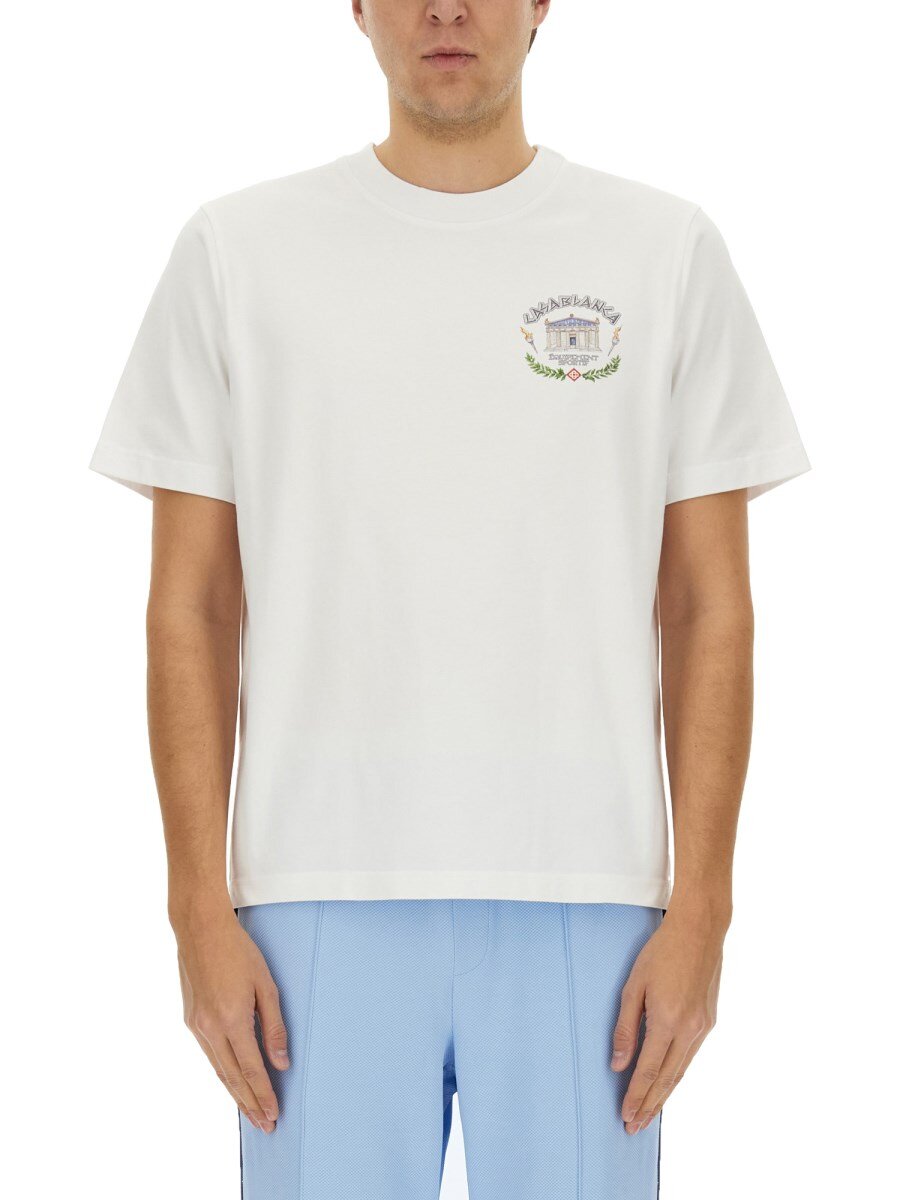 CasablancaLE TEMPLE DU SPORT PRINTED TEE