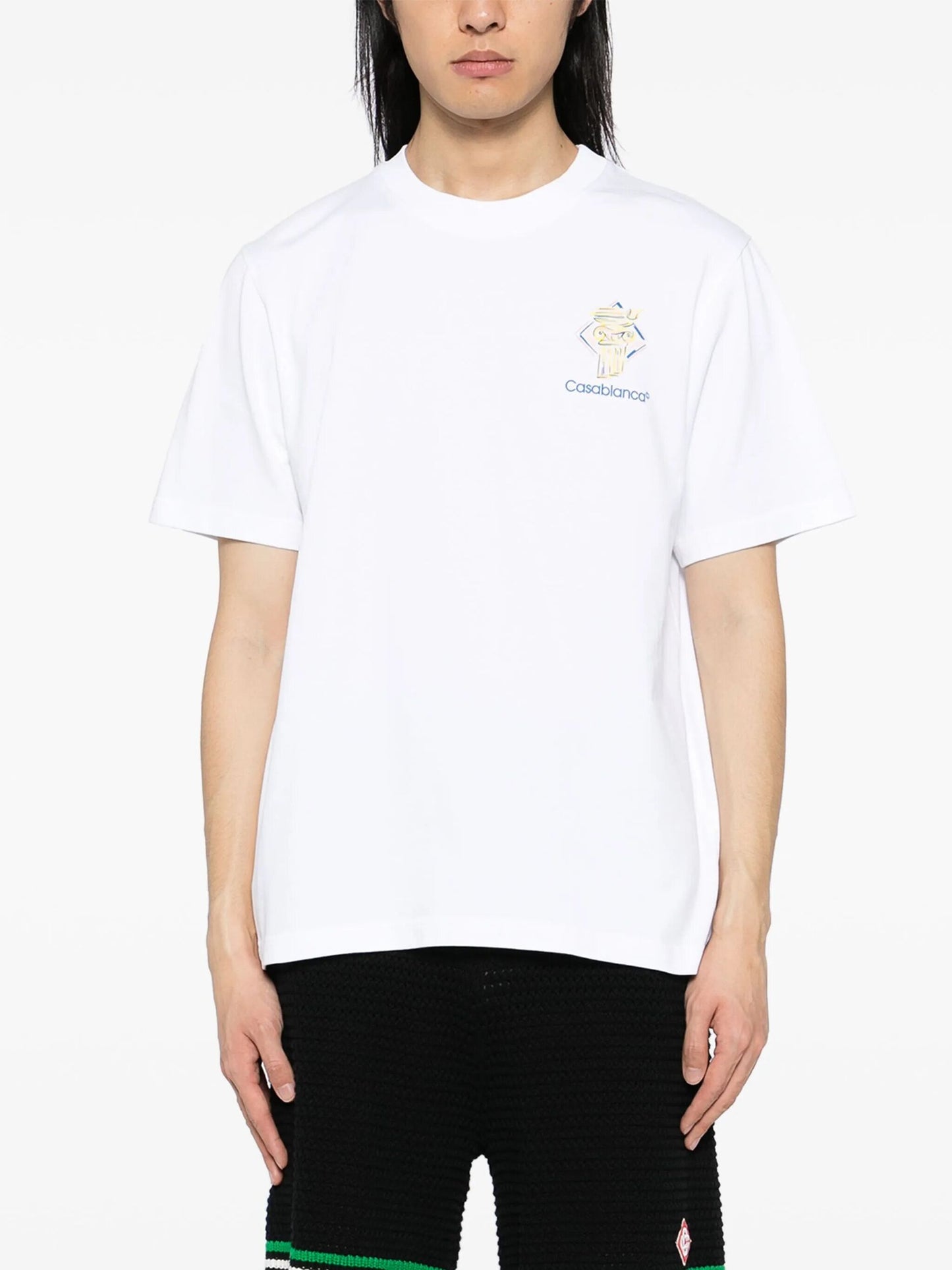 Casablanca T-shirt con stampa Column