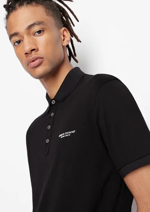 ARMANI EXCHANGE Polo in jersey Milano/New York